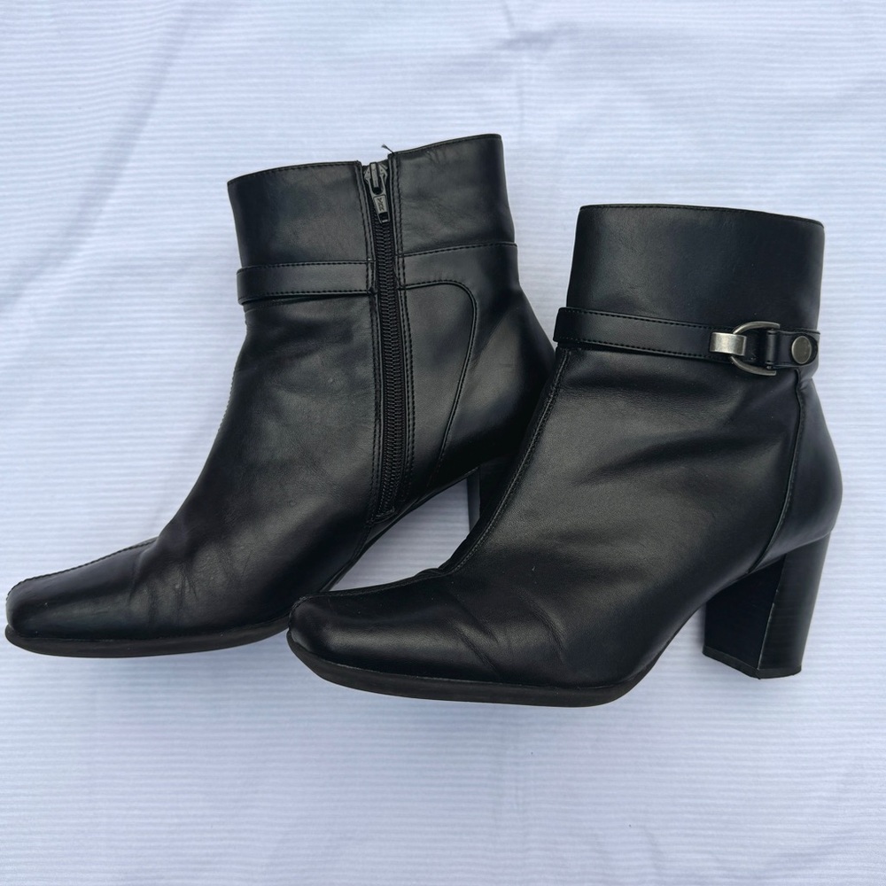 Nine & Co. Black Ankle Booties